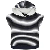 Tom Tailor Printed Sleeveless Hoody Hættetrøje