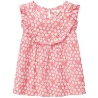 Tom Tailor 1031956 Volant Allover ærmeløs Bluse