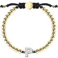 La Petite Story Boules Letter P Armbånd