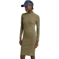 G-Star Ergonomic Slim Rib Kjole Med Lange ærmer