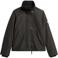 Superdry Superdrytil kvinder. W5011828A Windbraker jakke sort (M), Casual, Genanvendt polister, Bæredygtig