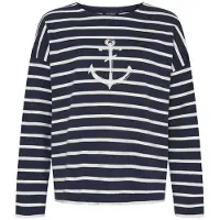 Sea Ranch Nessie Print T-shirt Med Lange ærmer