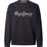 Pepe Jeans Pepe Jeanstil mænd. PM582757 Dorian sweatshirt sort (S), Casual, Bomuld