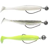 Swimy Pompei Shad+cheburashka Rig Blødt Agn 10g 125 Mm 16 Enheder