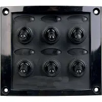 Talamex Stikkontaktpanel 6 Sikringer