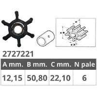 Jabsco 653-0001 Original Impeller