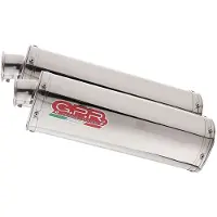 Gpr Exhaust Systems Trioval Dual Yamaha Fjr 1300 06-16 Homologeret Slip On Lyddæmper