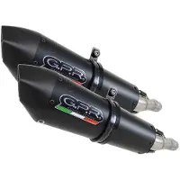 Gpr Exhaust Systems Gpe Anniversary Titanium Double Monster 796 10-14 Cat Homologeret Slip On Lyddæmper