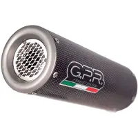 Gpr Exhaust Systems M3 Poppy Benelli Leoncino 500 Trail 17-20 Ref:e4.be.18.cat.m3.pp Stainless Steel Homologeret Lyddæmper