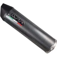 Gpr Exhaust Systems Furore Poppy Moto Guzzi Breva 1100 4v 05-10 Ref:gu.10.fupo Oval Lyddæmper Typegodkendt