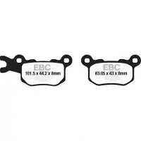 EBC Fa-tt Series Carbon Offroad Fa685tt Bremseklodser