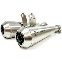 Ixil Ironhead Triumph Bonneville Newchurch Se 15-16/speed Twin 19-20/thruxton/r 1200 16-20 Stainless Steel Homologeret Konusdæmper