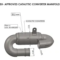 Leovince Triumph Trident 660 21-22 16055 Katalysator