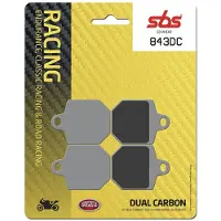 SBS Dual Hi-tech Racing 843dc Carbon Organiske Bremseklodser
