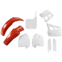 Ufo Honda Cr 250 1990-1991 Hokit097f-999k Fork Protectors & Plastikkit