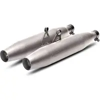 Remus Tapered For Boneville T 100 From 2021 Euro 5 Left With Catalitic Converter Ec D.84 Mm Ikke-godkendt Lyddæmper