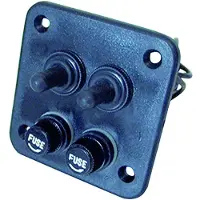 Matromarine Dobbelt Kontrolpanel Med Sikringsholder