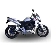 Gpr Exhaust Systems Furore Nero Honda Cb400 F 2013-2015 Oval Homologeret Slip On Lyddæmper