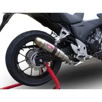Gpr Exhaust Systems Deeptone Inox Honda Cb400 X 2013-2015 Round Homologeret Slip On Lyddæmper