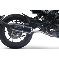 Gpr Exhaust Systems Furore Evo4 Nero Moto Morini Seiemmezzo Scr 650 2022-2024 Oval Homologeret Fuldlinjesystem