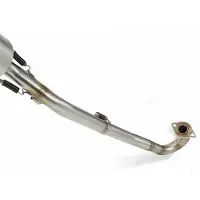 Gpr Exhaust Systems Deeptone Inox Kawasaki Klx 140 F 2021-2022 Round Ikke-homologeret Fuldt Linjesystem