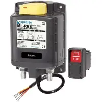 Blue Sea Systems Fjernbetjent Batteriafbryder Med Manuel Isolator 24v
