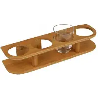 Bamboo Glasholder Til 4 Glas
