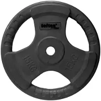 Softee Rubber Coated 15kg Vægtskive