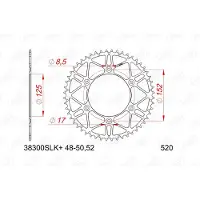 Afam 38300slk Bagtandhjul