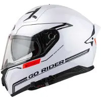 Nzi Go Rider Stream Solid Fullface-hjelm