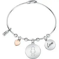 La Petite Story Bangle Family S.s Love Heart Armbånd