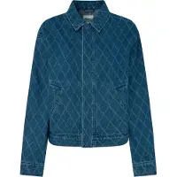 Pepe Jeans Pepe Jeanstil kvinder. PL402414 Joleen-jakke blå (L), Casual, Bomuld, Bæredygtig