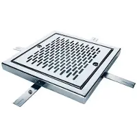 AstralPool Rustfrit Stål 00284 Aisi304 Afløbsrist I 200x200mm