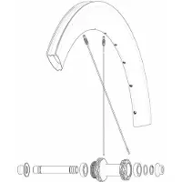 Mavic Kit 12 Front/rear Cosmic Slr 65 Disc Eger