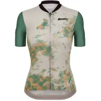 Santini Marble Slim Fit Kortærmet Trøje