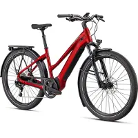 Specialized Turbo Vado 5.0 Step-Through - Red Tint / Silver Reflective - L - Cykel