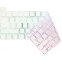 PHILBERT KB Cover MacBook Pro 13-16’’ 2019-2022, TRNSP/Rainbow