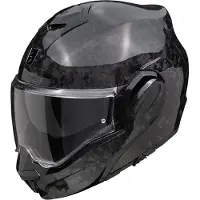 Scorpion Exo-tech Evo Carbon Onyx Modulær Hjelm