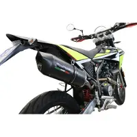 Gpr Exhaust Systems Furore Evo4 Nero Fantic Motor Xef 125 Competition 4t 2021-2023 E5 Oval Homologeret Slip On Lyddæmper