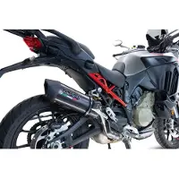 Gpr Exhaust Systems Furore Evo4 Poppy Ducati Multistrada V4/s 2022-2024 Oval Homologeret Slip On Lyddæmper