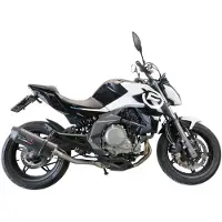 Gpr Exhaust Systems Furore Evo4 Poppy Cf Moto 400 Nk 21-22 Ref:cf.6.cat.fupo Oval Lyddæmper Typegodkendt