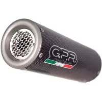 Gpr Exhaust Systems M3 Poppy Ducati Hypermotard 821 13-16 Ref:d.111.1.cat.m3.pp Stainless Steel Slip On Homologeret Lyddæmper