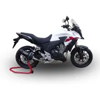 Gpr Exhaust Systems Furore Poppy Honda Cb400 X 2013-2015 Oval Homologeret Slip On Lyddæmper