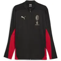 Puma Milan Træningsjakke - Sort/Rød, størrelse Small
