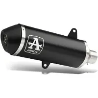 Arrow Urban Aluminium Dark With Dark End Cap Yamaha Xmax 125 ´21-22 Ikke-homologeret Fuldt Linjesystem