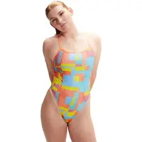 Speedo Allover Digital Vback Badetøj