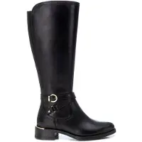 Carmela Carmelatil kvinder. 16202001-NEGRO Læderstøvler 162020 sort (36), 3-5 cm, Lynlås, Casual