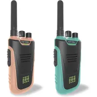 KIDYWOLF Walkie Talkie - 2 stk - Kidytalk - Blå/Rosa - - OneSize - Bamse
