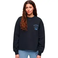 Superdry Sweatshirt 'Athletic' marin / mørkeblå