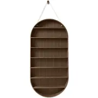 Ferm Living Oval Dorm hylde Smoked oak